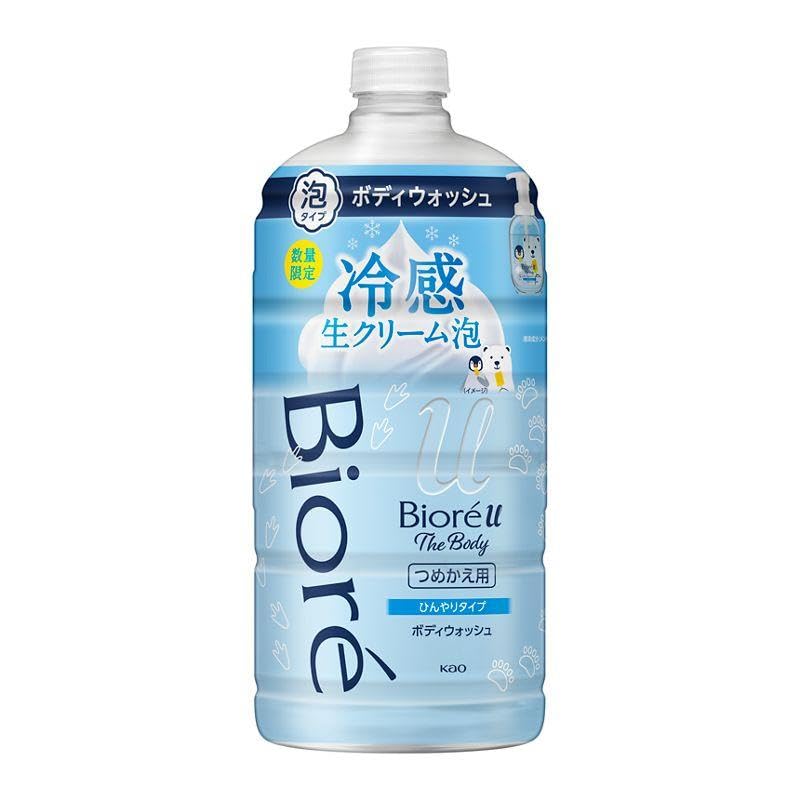 ビオレu 冷感生クリーム泡　ひんやりタイプ　泡タイプ　8本 Amazon | ビオレ Biore 限定 ビオレu ザボディ泡 ひんやりタイプ