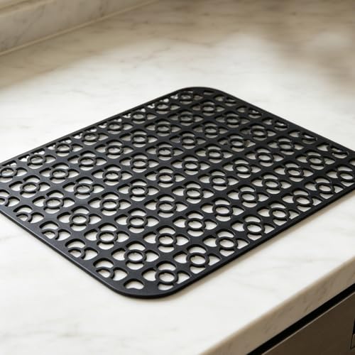 Mesa de drenaje para fregadero de silicona termorresistente y protectora 7