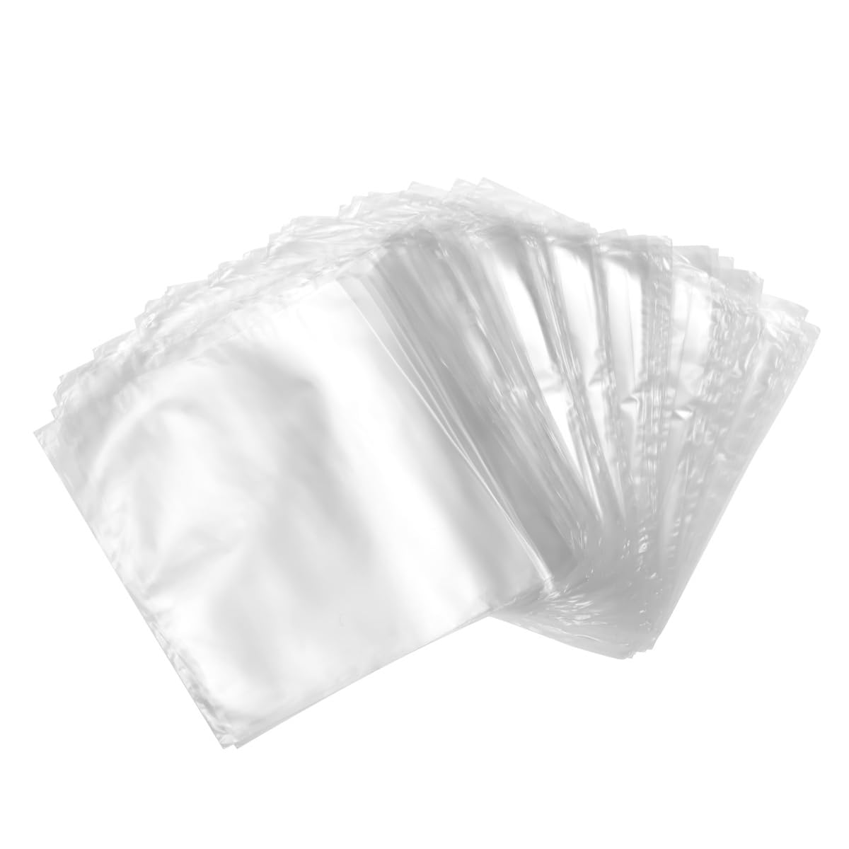Supvox Transparent 200 Pcs Shrink Wrap - Heat Shrink Bags,Pof Waterproof Shrink Wrap Bags For Packaging Diy Crafts (Transparent)