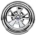 Cragar CRR-61615: Wheel, Super Sport, Steel, Chrome, 15 in. x 6 in., 5 x 4.5/4.75/5 in. Bolt Circle, 3.375 in. Backspace, Each