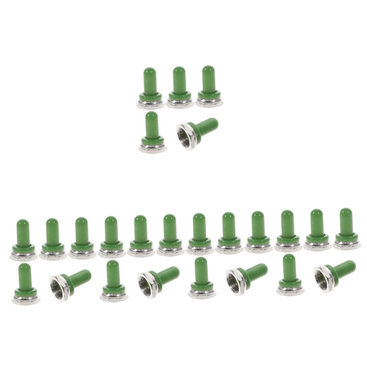 PRETYZOOM 5 Set Coperture Sicurezza Per Interruttori Silicone Da Protezione E Antipolvere Per Toggle Design Compatto E Leggero 5 Pezzi*5