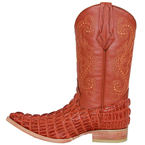 Western Shops Mens Leather Cowboy Boot Alligator Crocodile Design Print Western Boot2