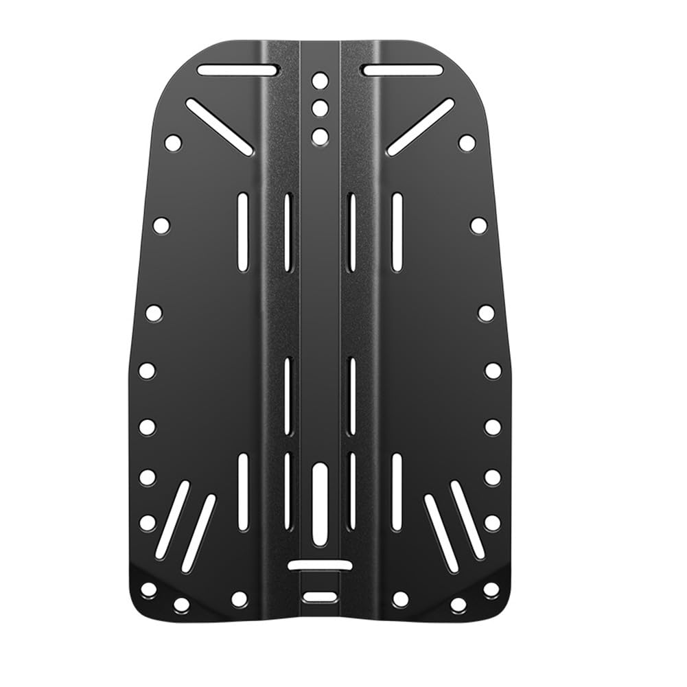Placa trasera de aluminio, placa de buceo, placa de buceo, adaptador de tanque individual, set de buceo