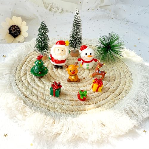 Figurines de Noël d'exception et mini ornements peints à la main