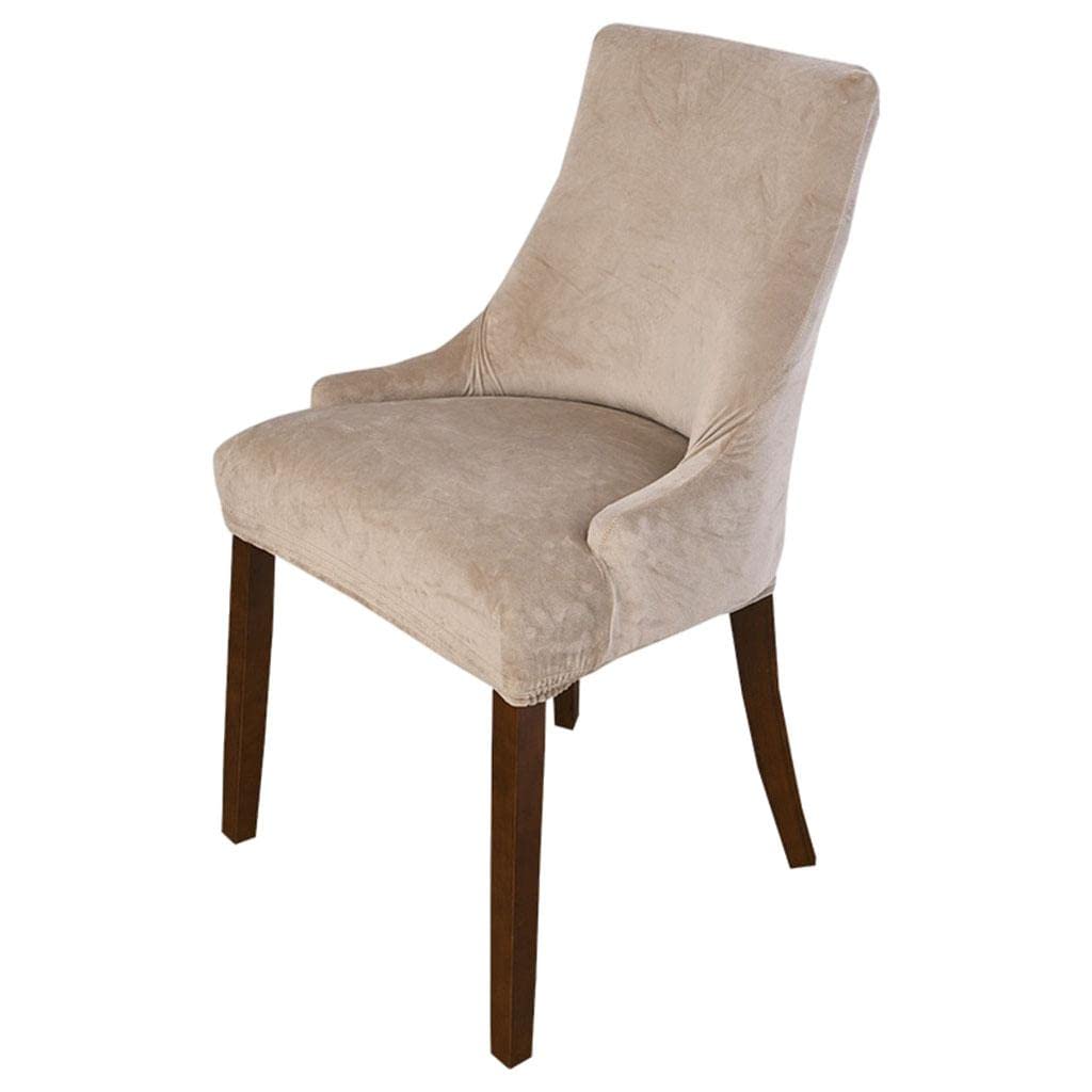 Stretch Wingback Chair Cover Slipcover Reusable Arm Chair Cover Light Coffee-image-44