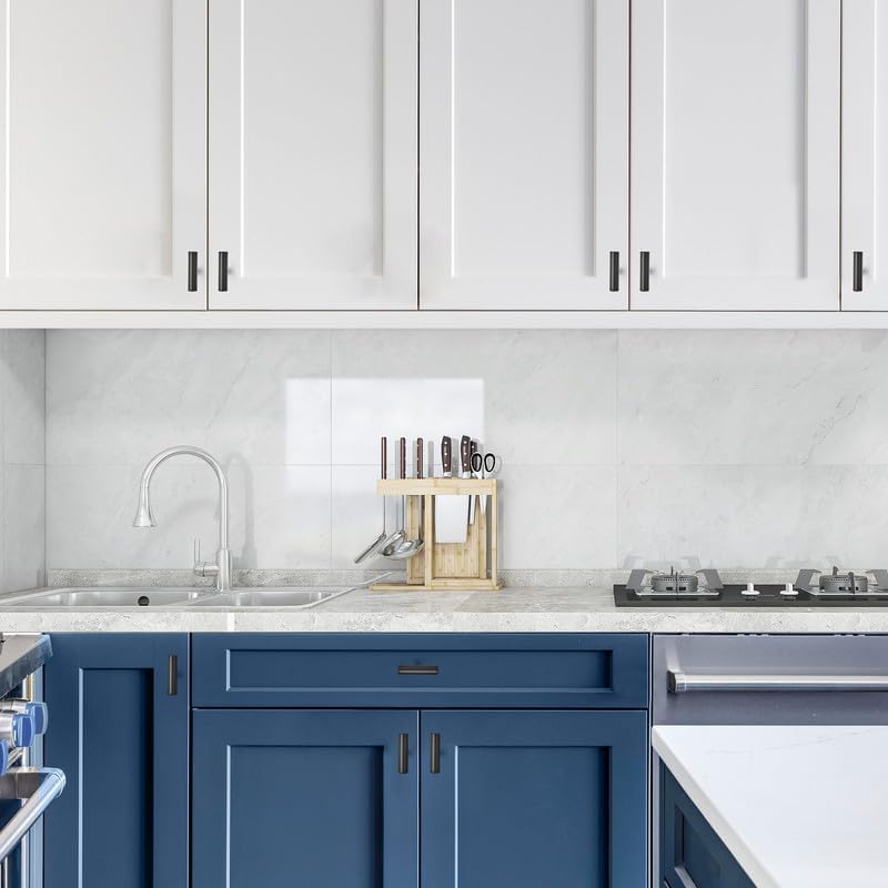 Miniatura 7 de JOY DECOR Paquete de 3 pomos de gabinete, manijas de gabinete negras, pomos de cabina de cocina de 2 pulgadas, pomos de cajón de un solo agujero