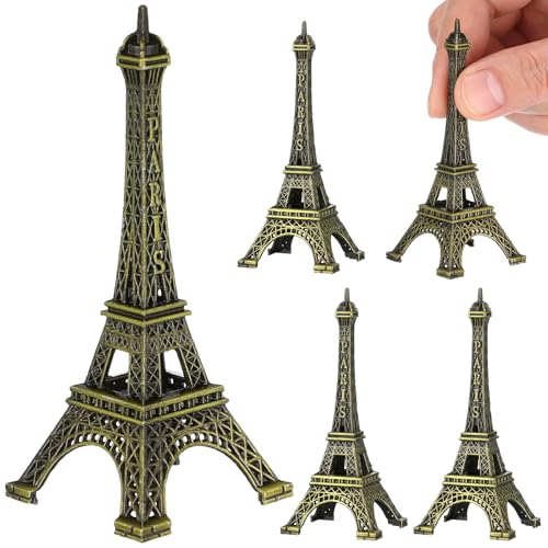 Set 5 Estatuas Mini Torre Eiffel Zinc miniatura 1