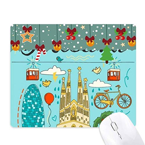 Tapis de souris Sagrada Família pour décorer votre bureau de télétravail