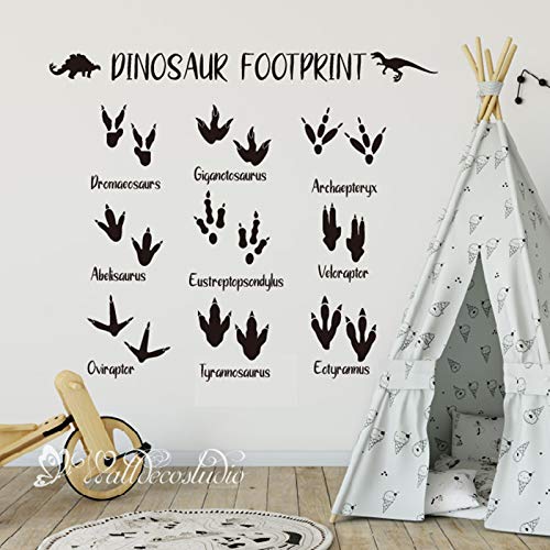 Dinosaur Footprint Wall DecalDinosaur Animal Footprint