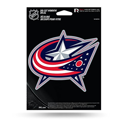 Nhl Rico Industries Die Cut Vinyl Decal, Columbus Blue Jackets, 5 X 7-Inches #TOP9