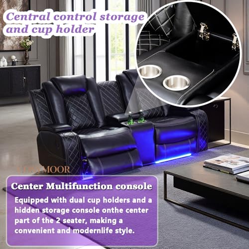 Electric recliner sofa set