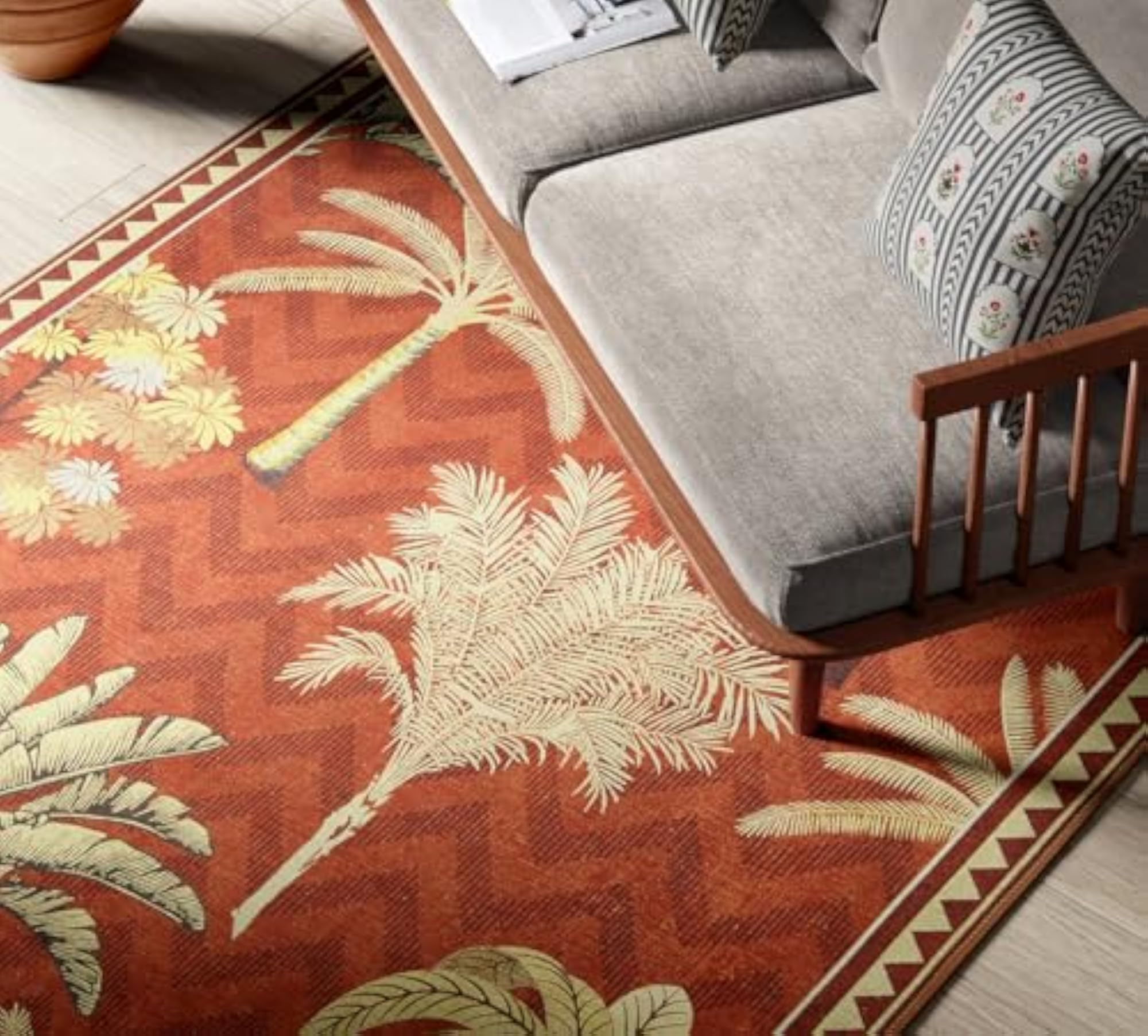 Chevron Cycas 3ft x 5ft Rug