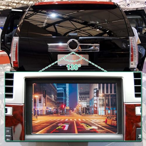 Image of GreenYi OE Backup Camera (Part # 15862575) Fit for Chevrolet Avalanche 2007 2008 Fit for Cadillac Escalade EXT 2007 2008- Replaces Part # 15173618, GM1960120, 590-114 /590114, PAC185