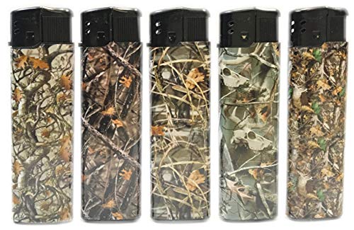 HHB Eclipse Assorted Tree Design Disposable Electronic Lighter, 20ct, 1274TREE2-20