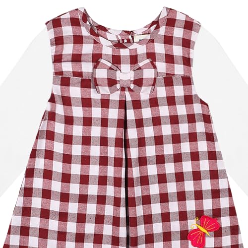 Image of Full-Sleeves Checkered sress for Girls