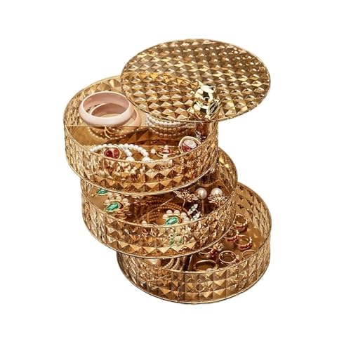 Boîte de boucles d'oreilles rotative pour éviter les nœuds de vos colliers