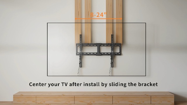 IWORKBORAD 55 65 75 85 inch Tilting TV Wall Mount for 32-90 '' TVs, Low Profile TV Mount Bracket, Safe Lock & Quick Release, Max VESA 600x400mm, 24 inch Studs,132 lbs, Fit Most 55  75  85  86 TVs
