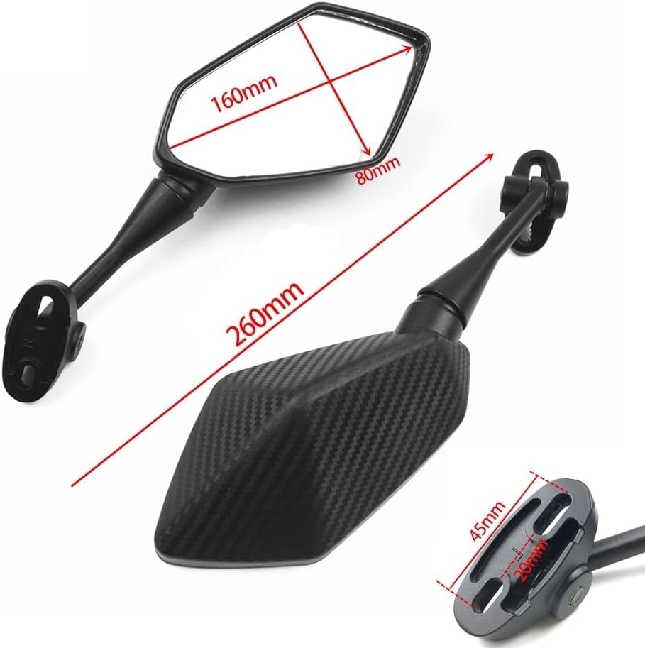 バイクバックミラー オートバイのバックミラー 用 カワサキ 用 忍者