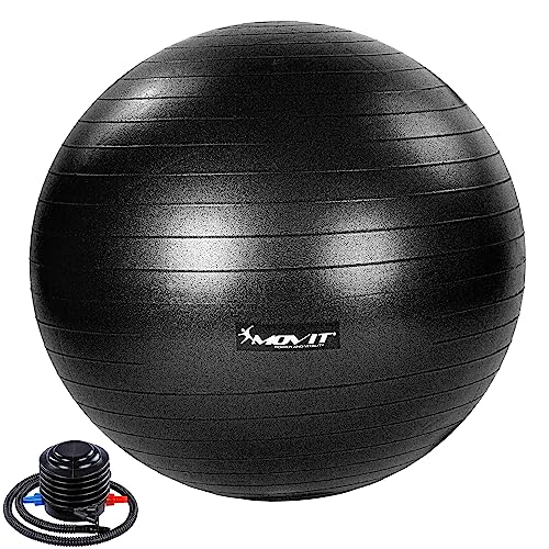 MOVIT® Gymnastikball »Dynamic Ball« inkl. Pumpe, 65 cm, schwarz,...