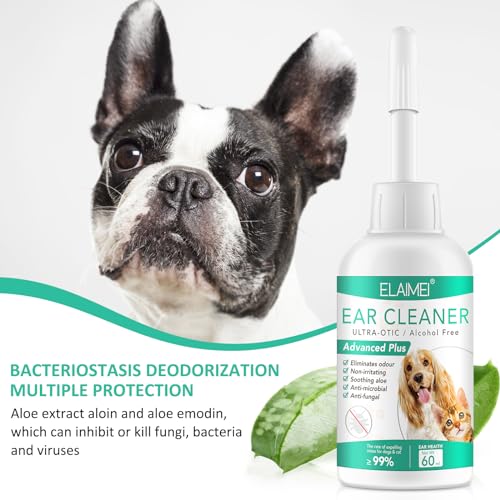skin tag removal Detergente per orecchie per cani,gocce per orecchie per cani per infezioni,antibiotici,trattamento per infezioni dell'orecchio del cane per cuccioli,gatti e cani,soluzione