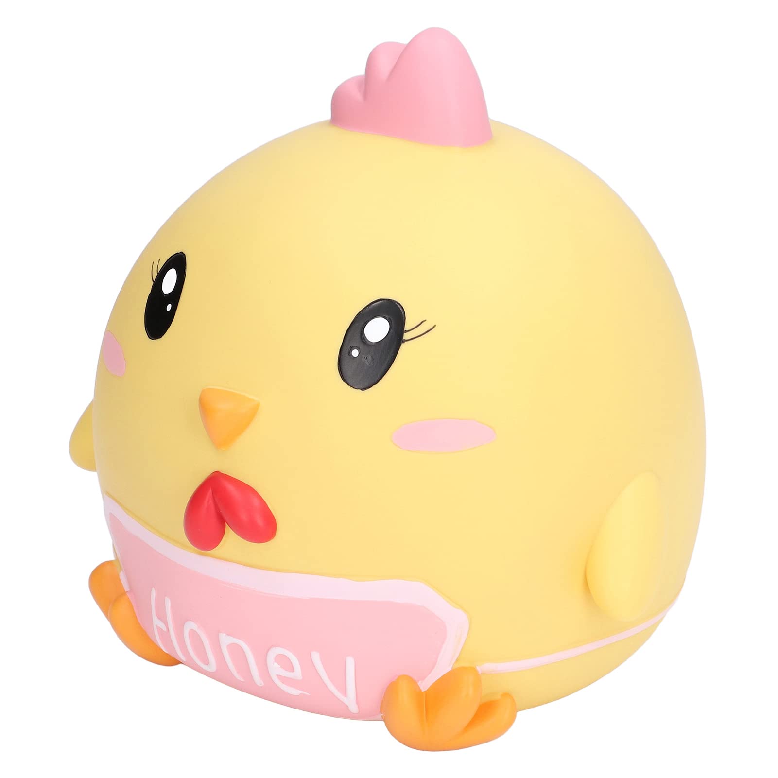 Tirelire pour enfants incassable en forme de poulet pour déco de chambre colorée