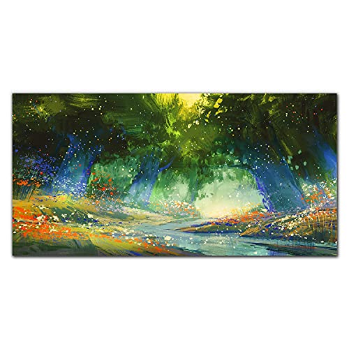 Toile forêt 120x60cm pour créer un salon nature et relaxant