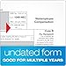 Adams 1099 NEC Kit 2023, 3 Up, 5 Part 1099 Forms, Laser/Inkjet Tax Form Sets for 50 Recipients, Includes 3 1096 Forms, 50 Pack (TXA22993NEC-23)