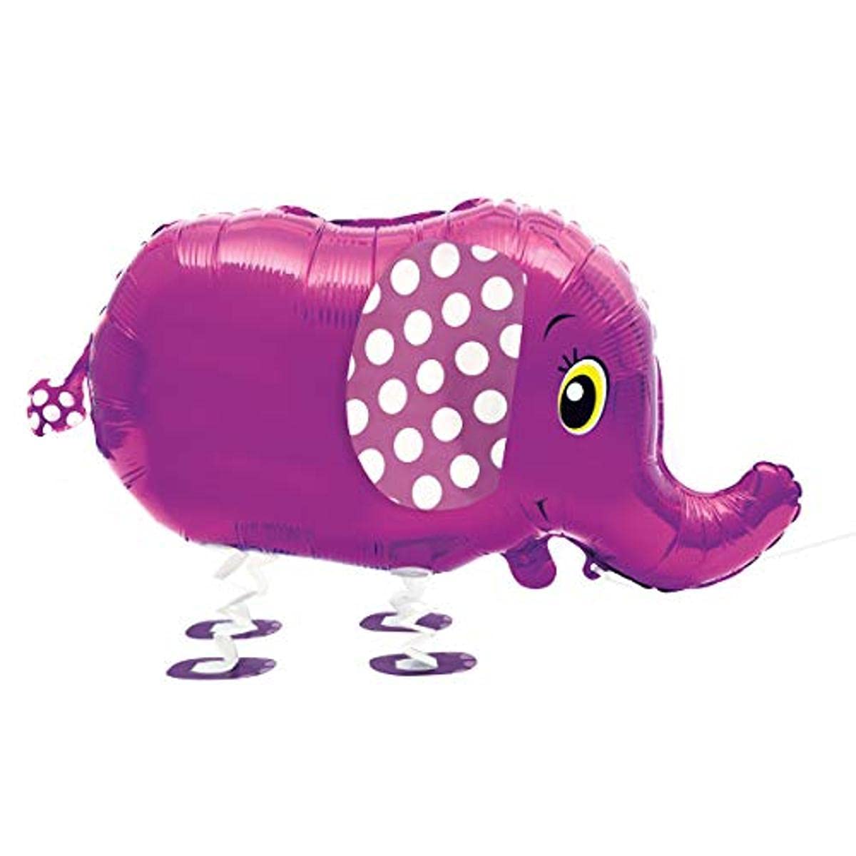 Unique 53653 Pretty Standing Foil Balloon | Walking Pet Elephant Design, Multi , Large — image 1