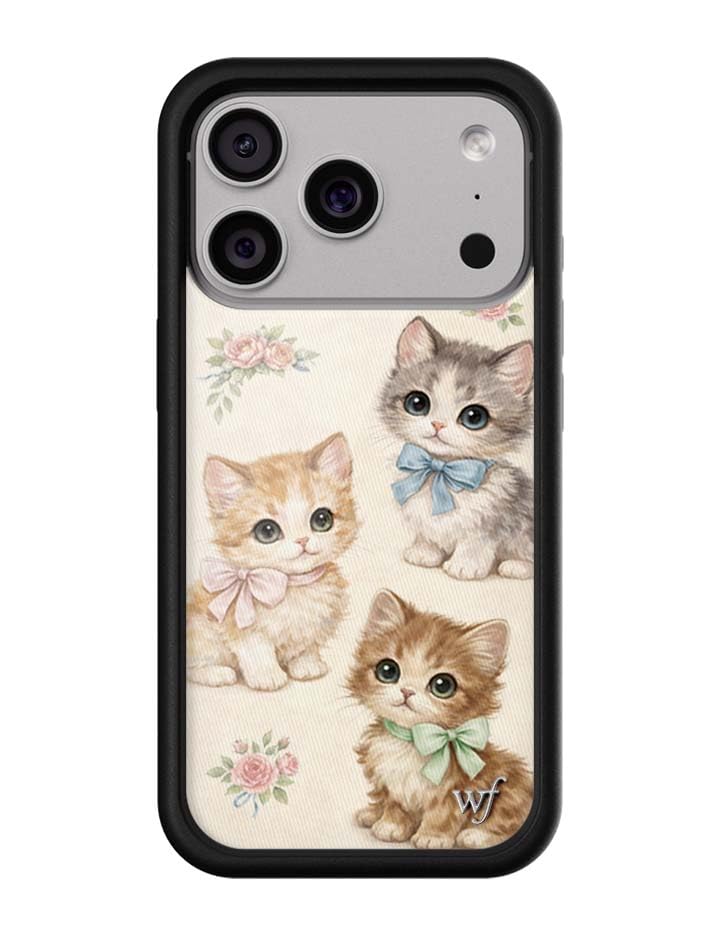Image of Wildflower Cases - iPhone 17 Pro Compatible - Vintage Kittens
