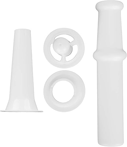 Miniatura 9 de Accesorio para molinillo de alimentos para batidoras de pie de cocina con empujador universal de alimentos + boquilla de relleno de salchichas +