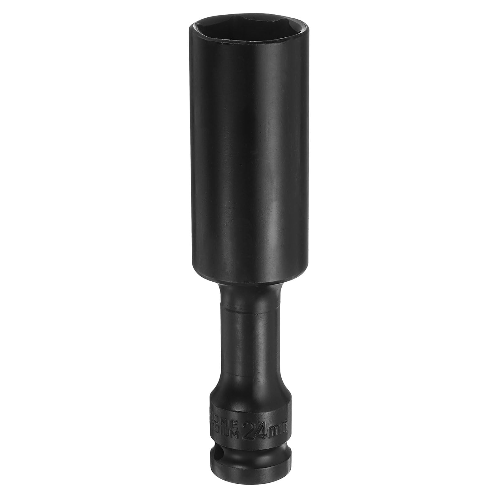 Juego de llaves inglesas Kit de brocas hexagonales, vástago hexagonal, dado de impacto de ranura y pared delgada profunda - Impulsor cuadrado de 1/2", 6 puntas, extra largo, acero for tuerca de eje de