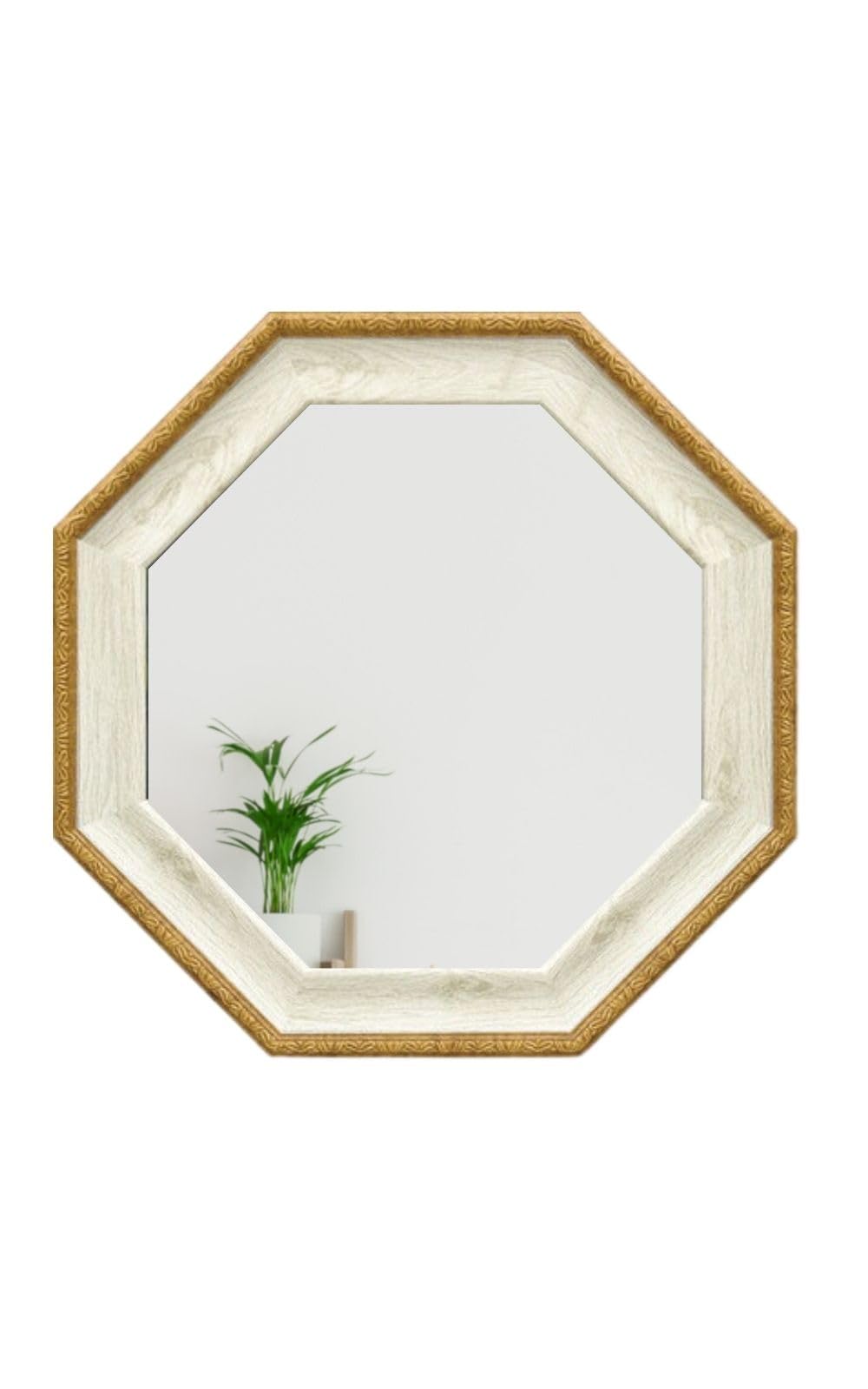 Amazon.co.jp: NIKOKIRA ニコキラ 八角形 鏡 玄関 八角鏡 卓上 ミラー