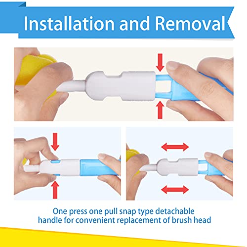 50% Off INVODA 8-Pack Bottle Brush Set with Detachable Handle - Image 6