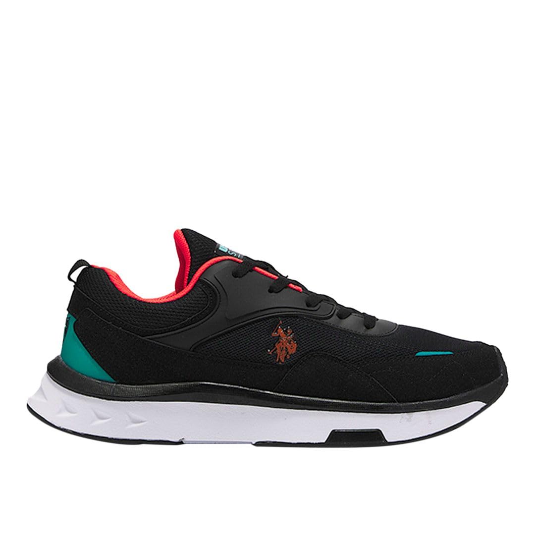 US Polo Assn Men 3M ANCHOR 3FX Lace Ups Sneakers 41 EU BLACK