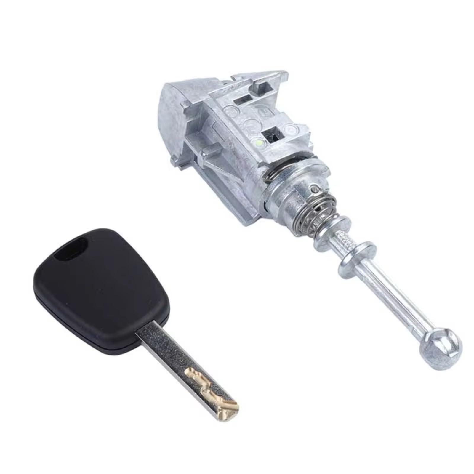 Qaliydfd One Color Ignition Lock Cylinder Compatible With Peugeot For 407 Switch Ignition Lock Barrel Cylinder Key Assembly 9170Y0 Car Automobile Replacement Parts