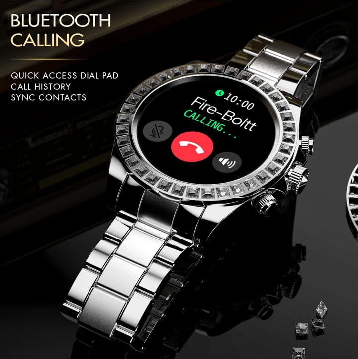 Image of Fire-Boltt Blizzard Ultra 32.5(1.28 inch) Display with Rotating Crown Smartwatch