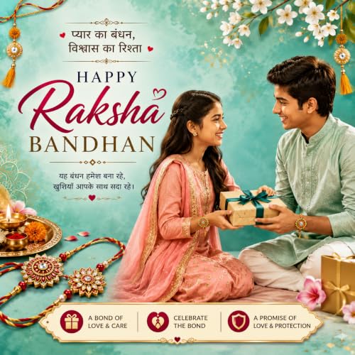Image of De Marquis Rakhi Set for Boys | 4 Premium Rakhi | DMR4-5005