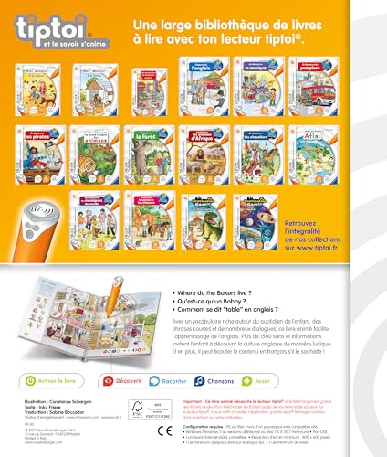 Livre électronique Tiptoi : J'apprends 'anglais Ravensburger Jeux France - vue 3