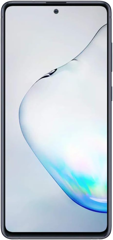 Samsung Galaxy Note 10 Lite N770F, Dual SIM LTE, International Version (No US Warranty), 128GB, Aura Black - GSM Unlocked