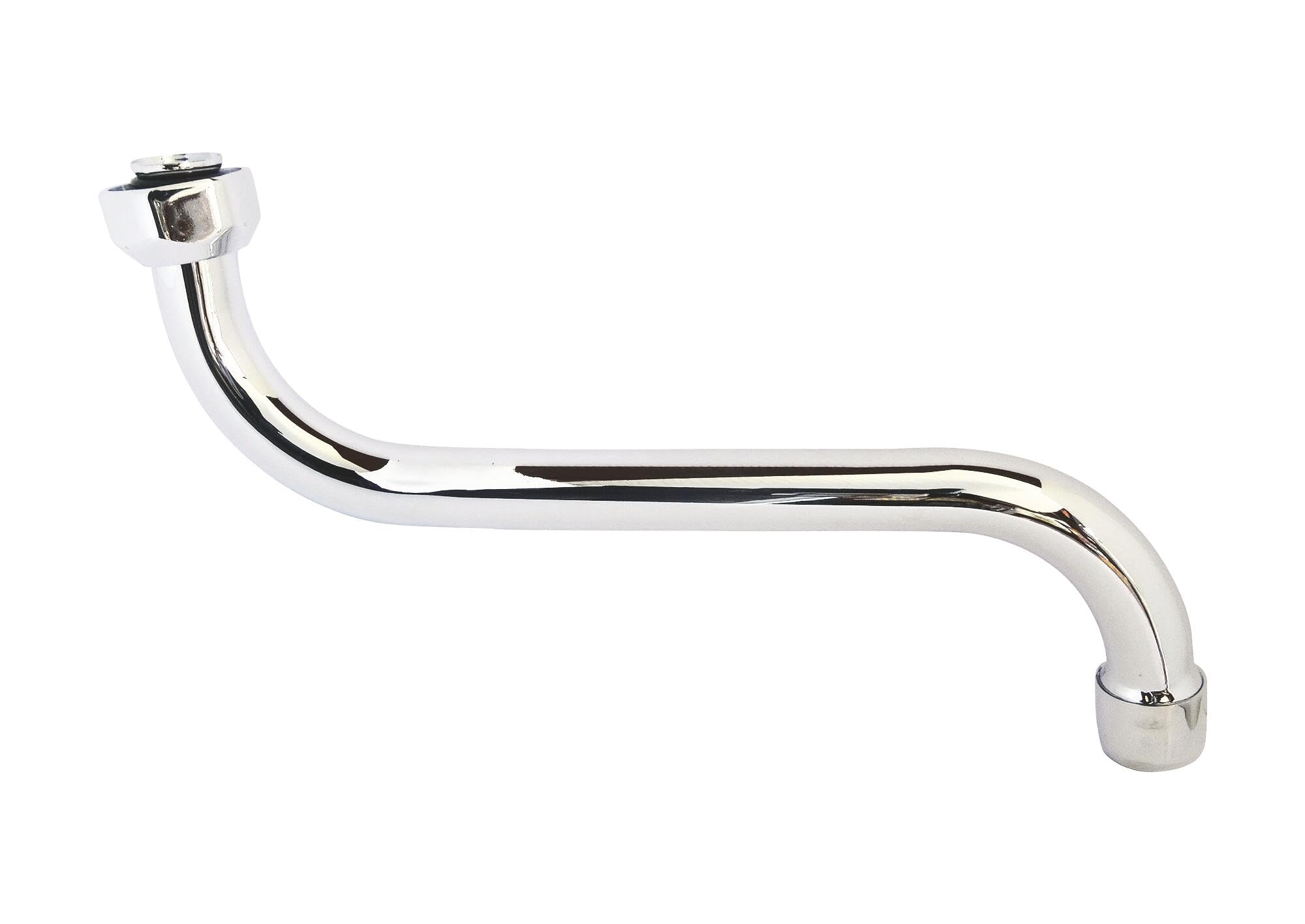 SOMATHERM FOR YOU, Bec par dessous à insertion F20/27, longueur 220 mm, chromé, pour eau sanitaire, compatible eau chaude et fro