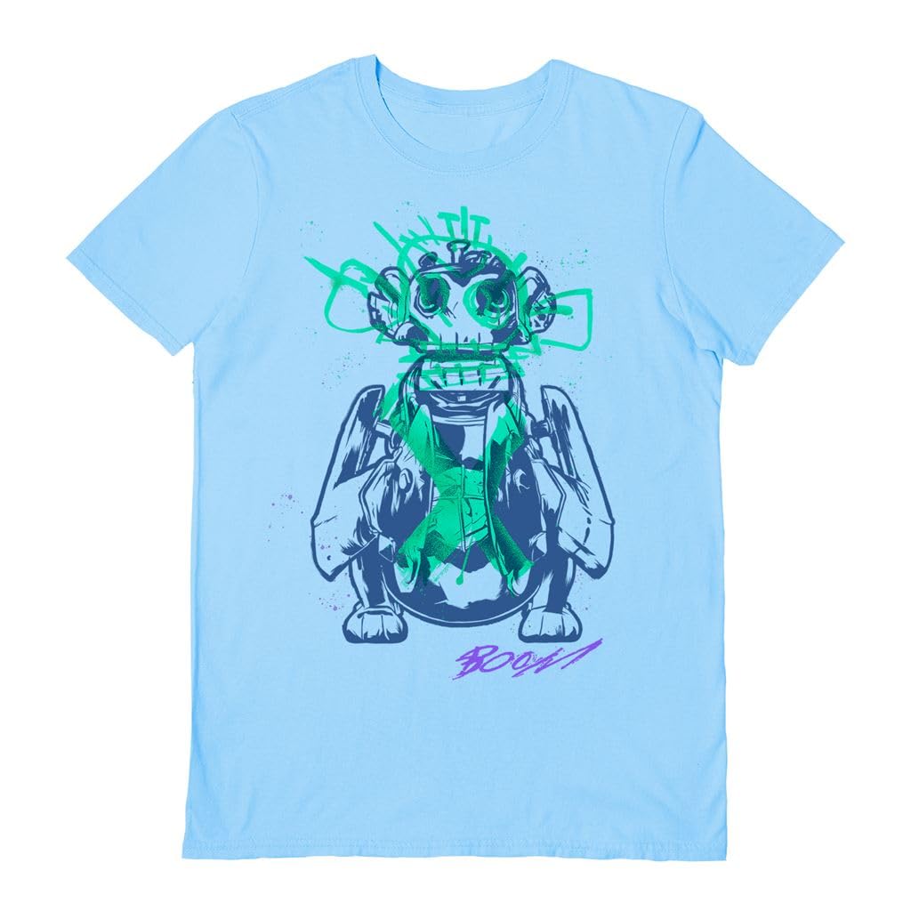 Pyramid International Arcane (Graffiti Monkey) Light Blue Medium Unisex T-Shirt ‚ Arcane T-Shirt, League of Legends Apparel, Official Arcane Merchandise