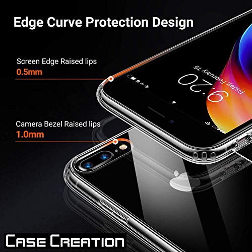 Image of Case Creation New Google Pixel 7 Premium Imported 0.3mm Crystal Clear Totu Silicone Transparent Flexible Soft Corner Protection with TPU Slim Back Case Color Cover for Google Pixel 7