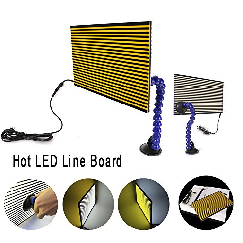 MMPP Paintless Dent Repair LED Line Board Double Stripe Reflector Board With Adjustment Holder Light Line Board For Dent Repair