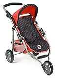 sommer kinderwagen decke Artikelmaße: 70 x 33 x 62 cm Bayer Chic 2000 612 11 - Jogging Buggy Lola, Dots, blau/Koralle