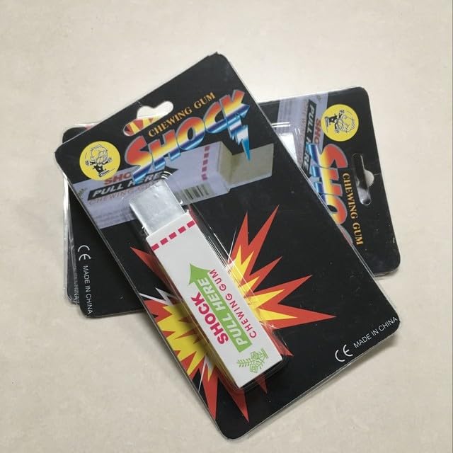 AEPRO - New Electric Shocking Shock Mud April Fool's Tricks Joke Gadget Practical Funny Novelty Тоуs Anti-stress Shock To (White OneSize)