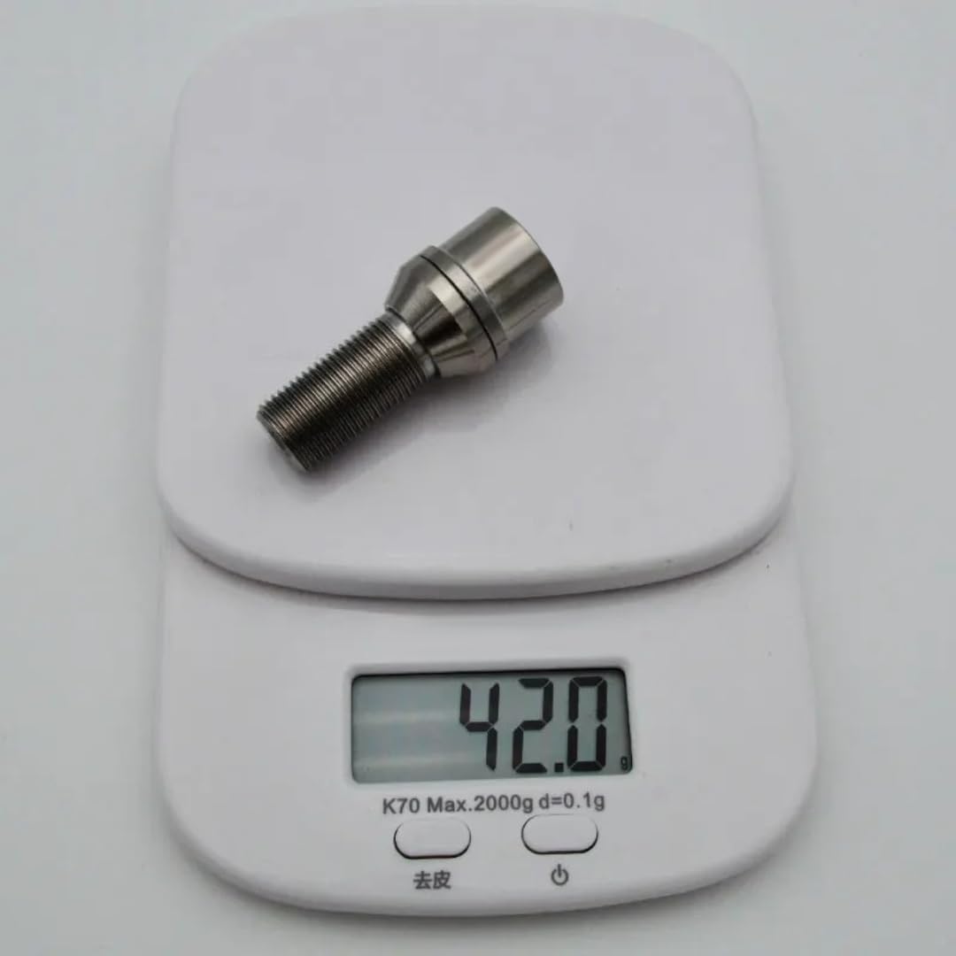 Śruby do Kół dla BMW, dla VW, Śruba koła tytanowa M12x1,5x28-45mm Torx z podkładką stożkową