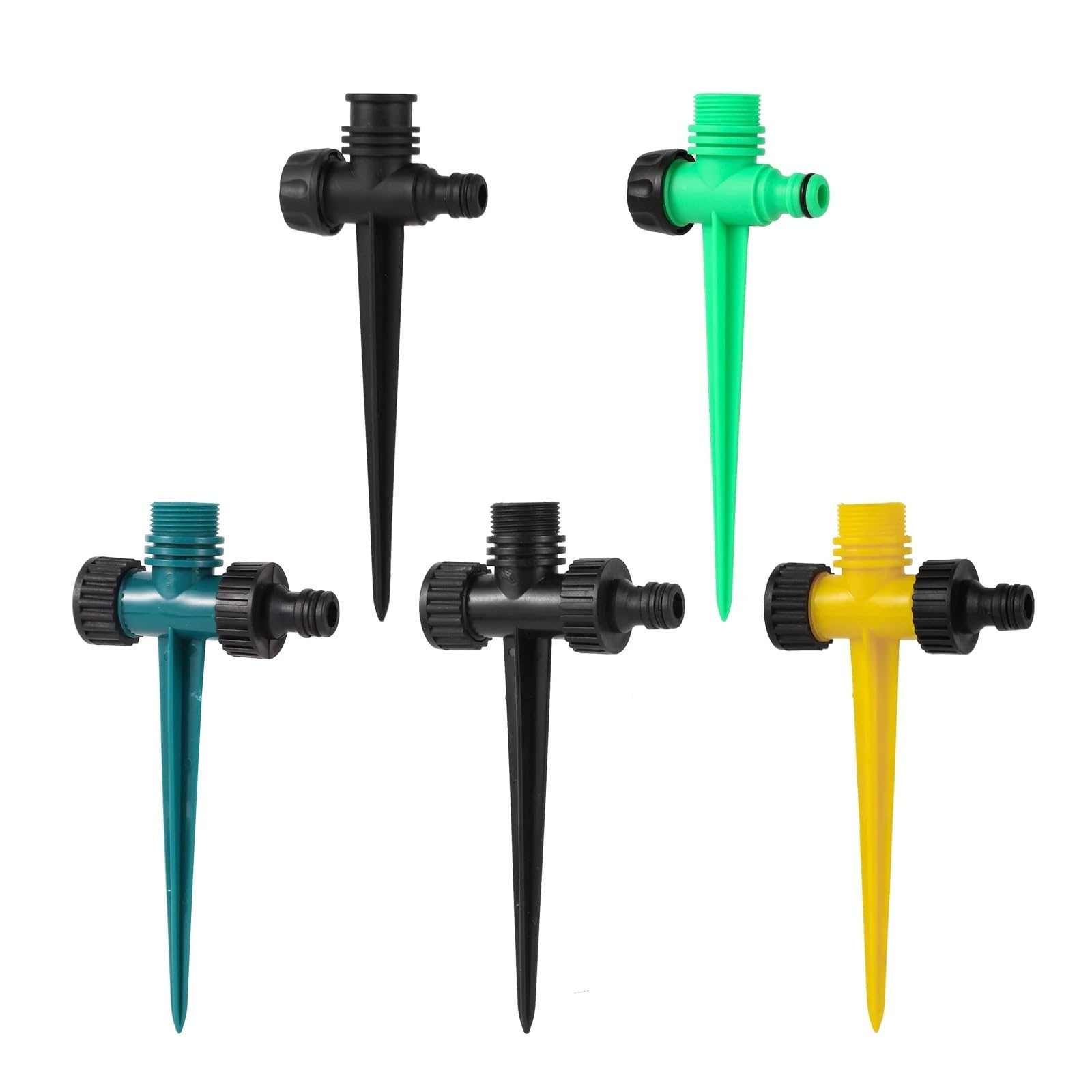 Piquet d'arrosage à filetage 1/2 3/4 po pour fixation de buse de jardin