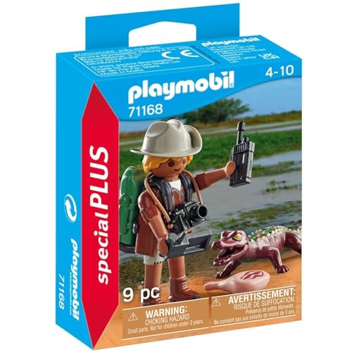 Playmobil 71168 Explorateur et Alligator- - Dino Rise - Aventure Action