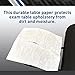 BodyMed Headrest Paper Tissue Sheets – Tissue Paper Squares for Chiropractic Exam Table or Massage Table – White – 12-Inch x 12-Inch – with Nose Slit (1,000 per box)