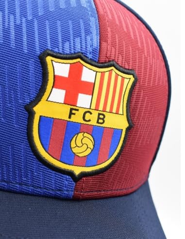 FC Barcelona Gorra BARÇA Match BLAUGRANA con Licencia Talla Adulto Ajustable